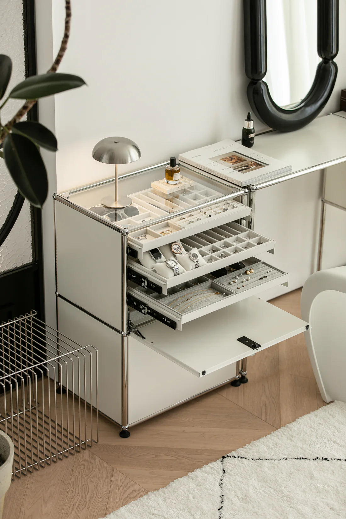 modern jewelry dresser Elegant Modular Jewelry & Accessory Cabinet