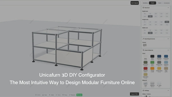 Unicafurn 3D DIY Configurator | Most Advanced Modular Design Tool ...