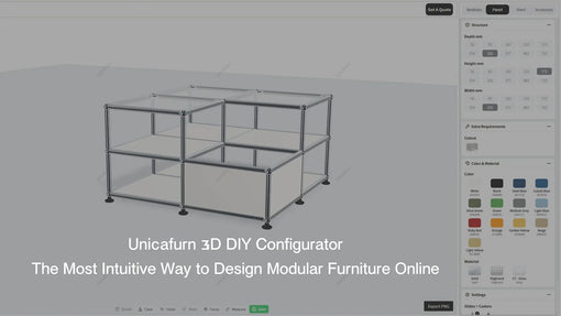 Unicafurn 3D DIY Configurator: The Most Intuitive Way to Design Modular Furniture Online
