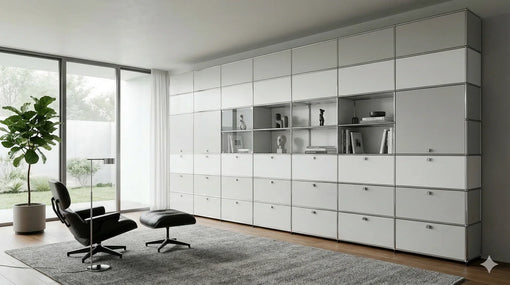 The Beauty of Clean Lines and Hidden Drawers