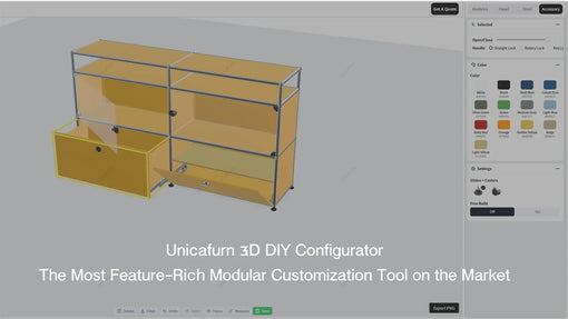 Unicafurn 3D DIY Configurator: The Most Feature-Rich Modular Customization Tool on the Market