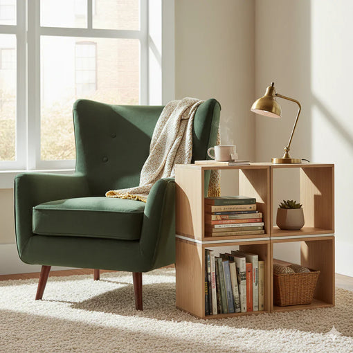 My Favorite Corner: How I Built a Cozy Reading Nook with Modular Storage