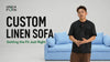 The Story Behind Our Custom Linen Sofa