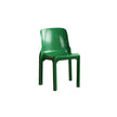 Green chair on a white background