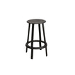 Black bar stool on a white background