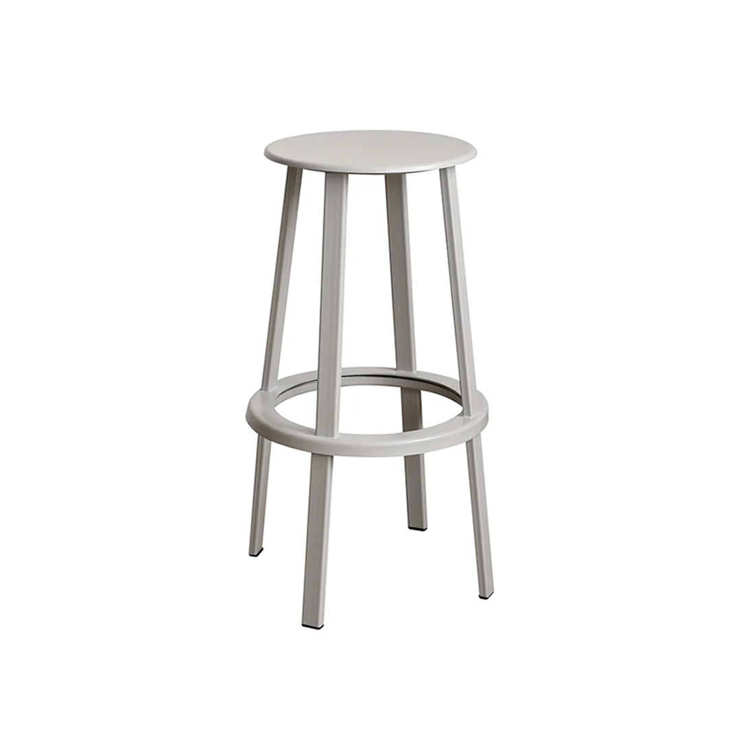 Gray bar stool on a white background