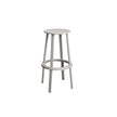 Gray bar stool on a white background