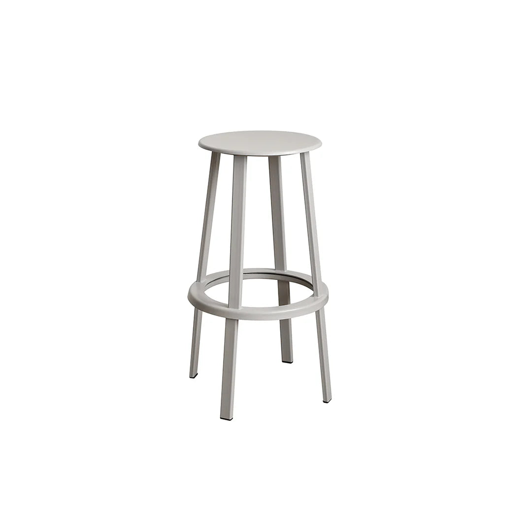 Gray bar stool on a white background