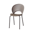 Chair with a modern design on a white background