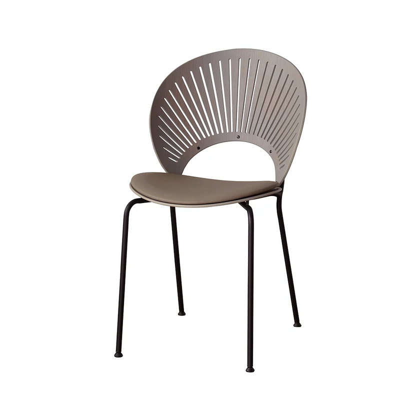 Chair with a modern design on a white background