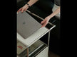 The UF Nexus Chic Storage Cart is dynamically displayed in the living room.
