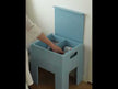 My Magic Storage Stool is on dynamic display in the living room of my home.