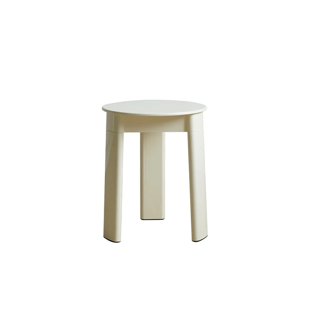 Small round table on a white background