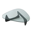 UF Minimalist Triangular Glass Coffee Table