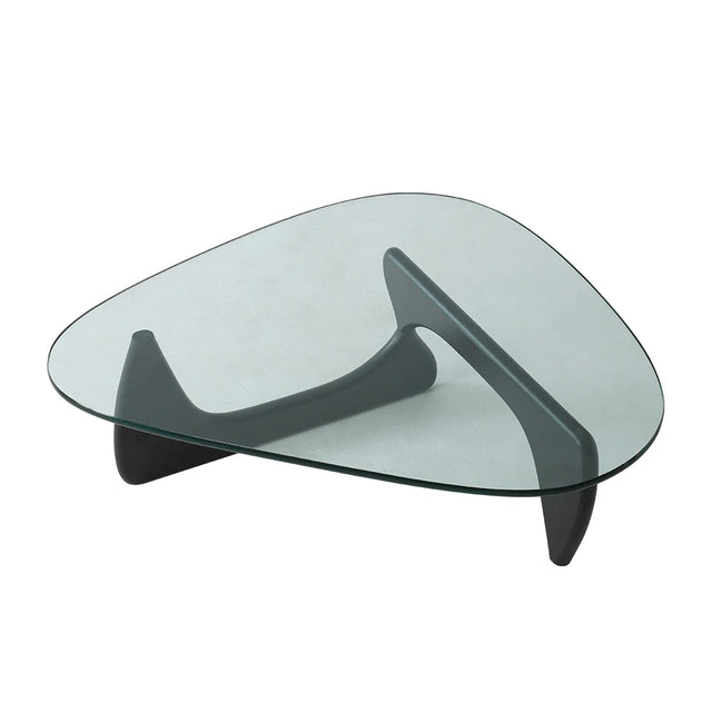 UF Minimalist Triangular Glass Coffee Table