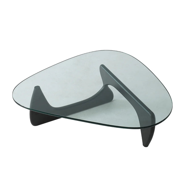 UF Minimalist Triangular Glass Coffee Table