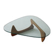 UF Minimalist Triangular Glass Coffee Table