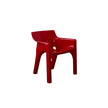 Red chair on a white background