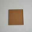Brown notebook on a gray background