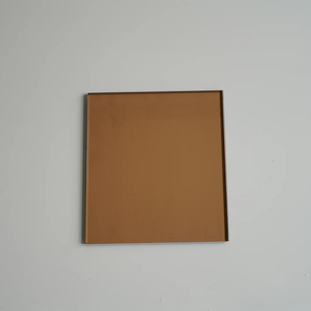 Brown notebook on a gray background