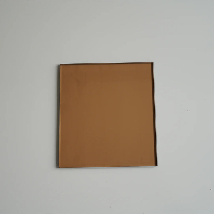 Brown notebook on a gray background