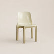 Beige chair on a light beige background