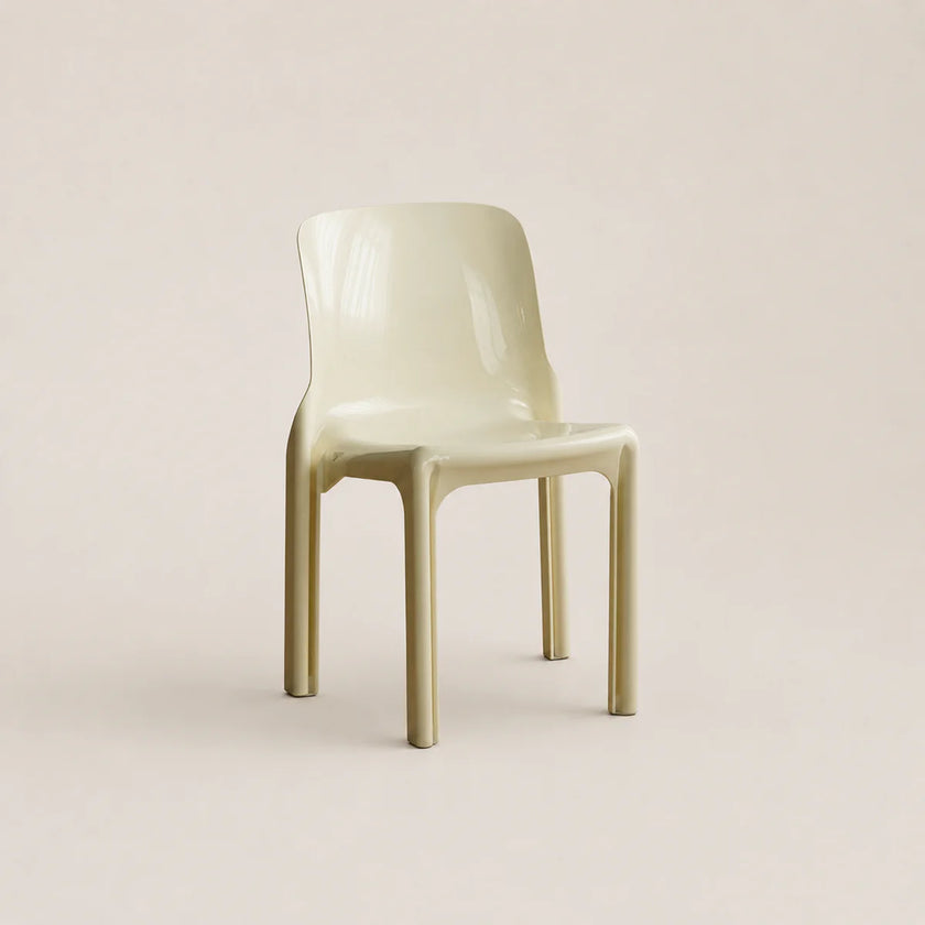 Beige chair on a light beige background