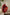 Red and black recycle bin with McDonald's logo on a table in a room with a plant and radiator.