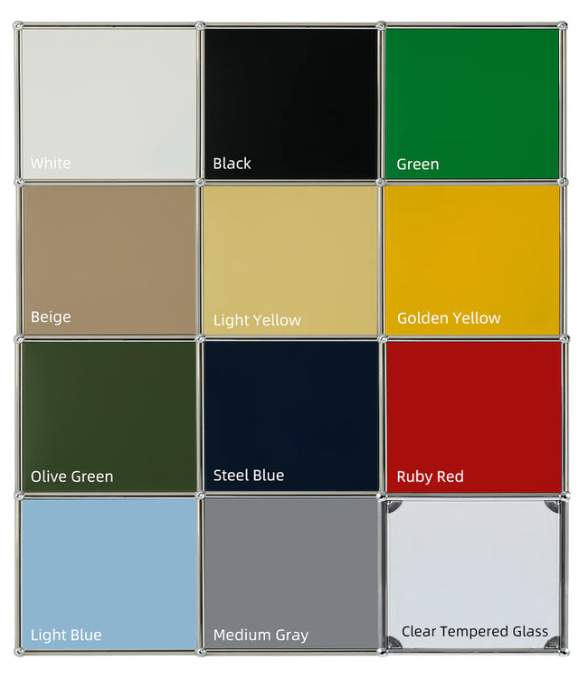 unicafurn inspired recreation USM modular furniture custom color options.