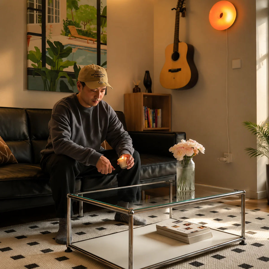 Glass Coffee Table Unboxing in Real Living Room | UF Nexus Modular Furniture Customer Experience