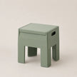 Matcha stool on a beige background