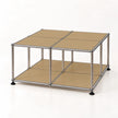 UF Nexus Architectural Glass Coffee Table