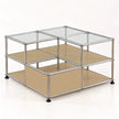 UF Nexus Architectural Glass Coffee Table