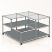 UF Nexus Architectural Glass Coffee Table