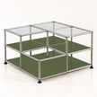 UF Nexus Architectural Glass Coffee Table