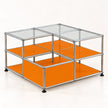 UF Nexus Architectural Glass Coffee Table