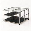 UF Nexus Architectural Glass Coffee Table