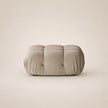 Beige pouf on a beige background