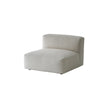 Gray corner sofa chair on a white background