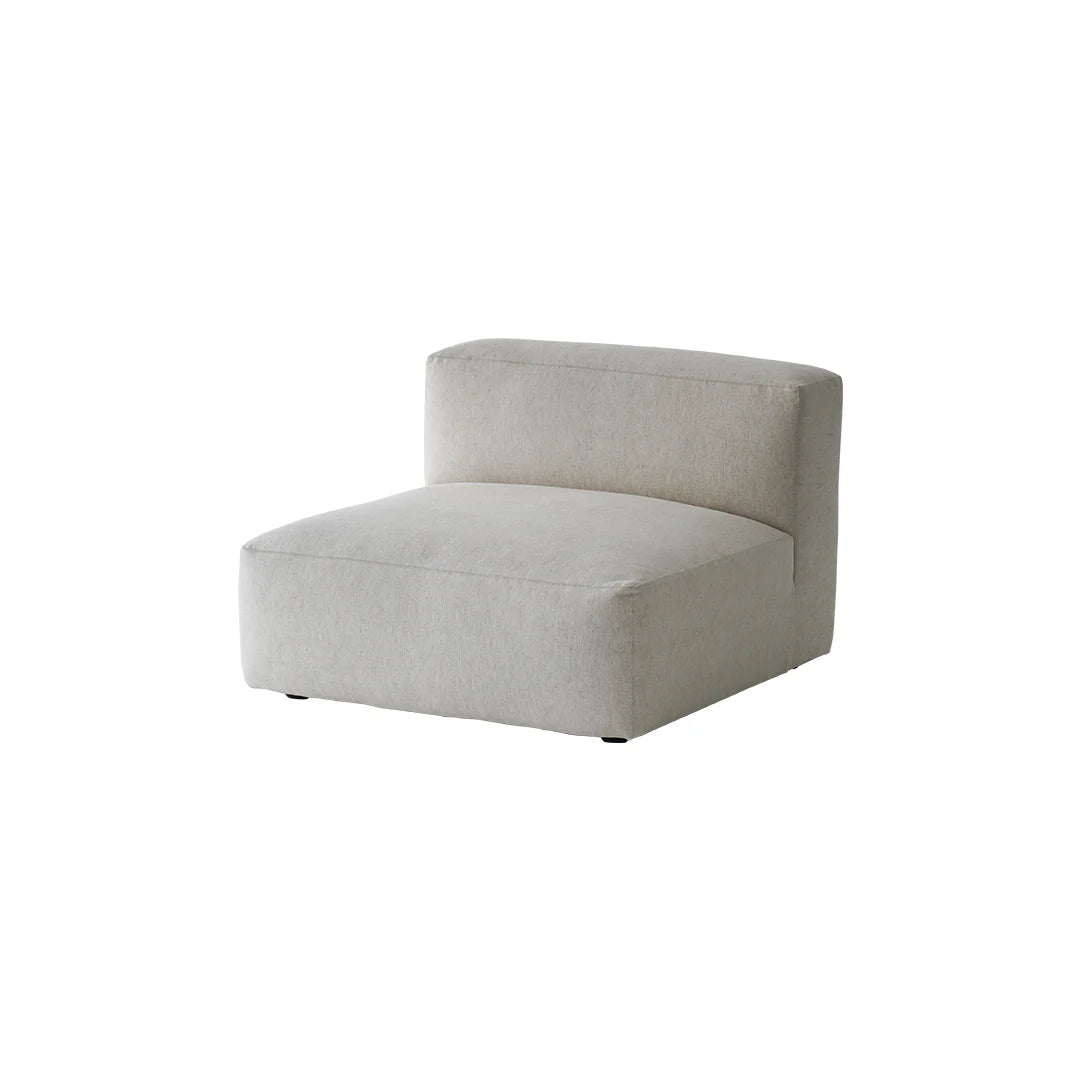 Gray corner sofa chair on a white background