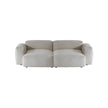 Beige sofa on a white background
